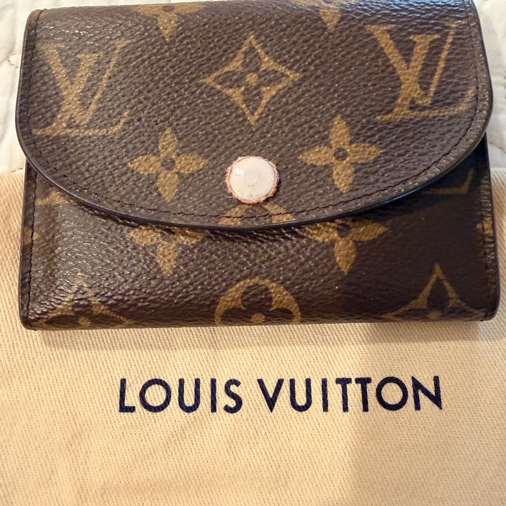 Louis Vuitton Monogram Envelope Wallet in Brown and Gold